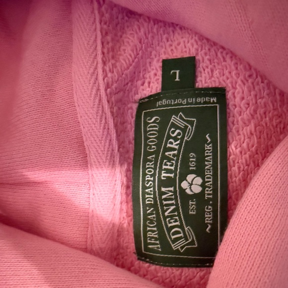 Denim Tears hoodie (PINK) - Picture 9 of 9